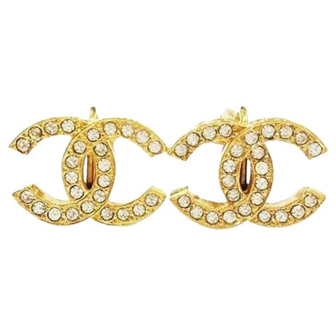 chanel earings cc|Chanel cc earrings original.